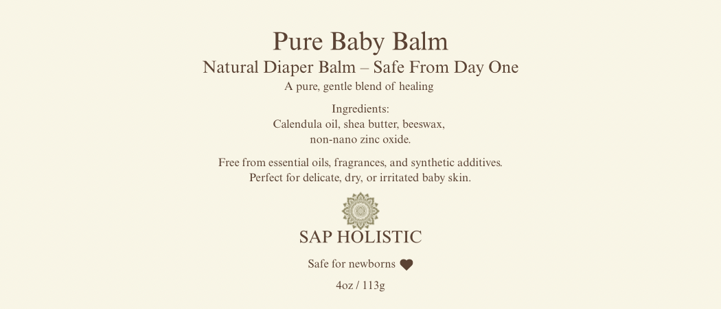 🌿 Pure Baby Balm – Natural Diaper Balm (4oz)