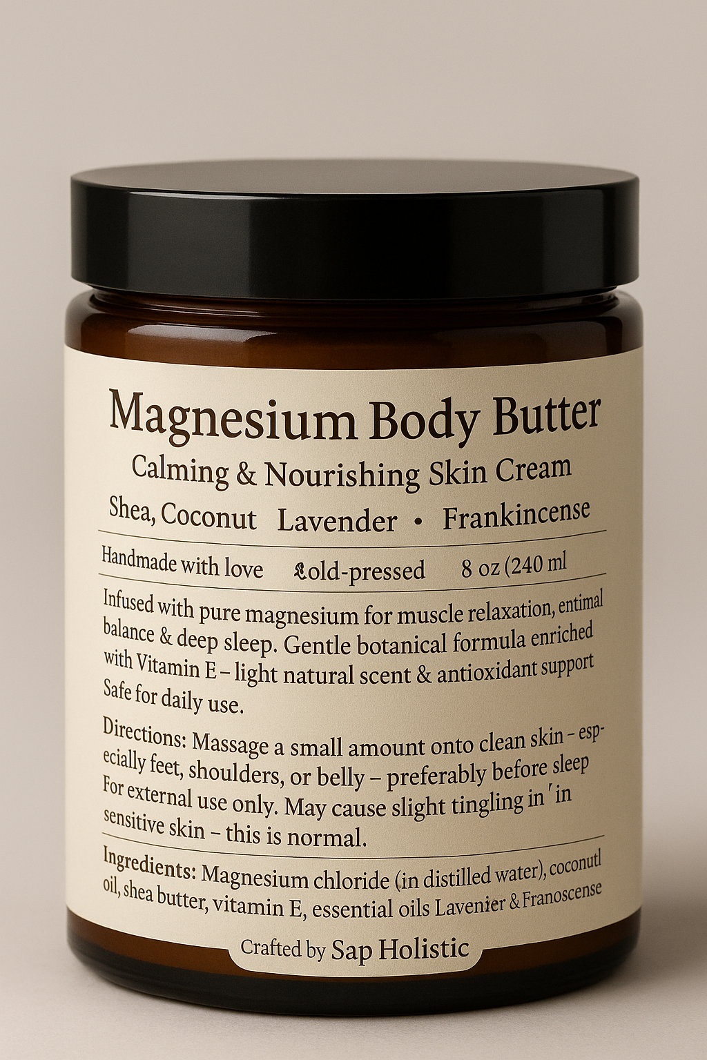 🌿Magnesium Body Butter – Calming & Nourishing